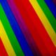 Centre Panel: Rainbow stripes